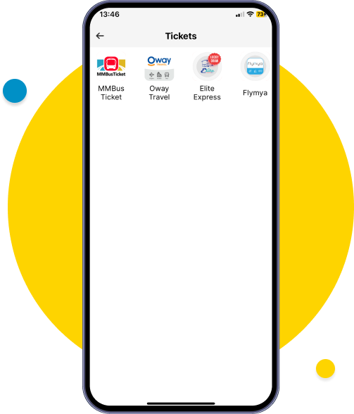 You can choose your desired service from Flymya and Oway.